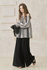 One-Shoulder Flared Sleeve Top