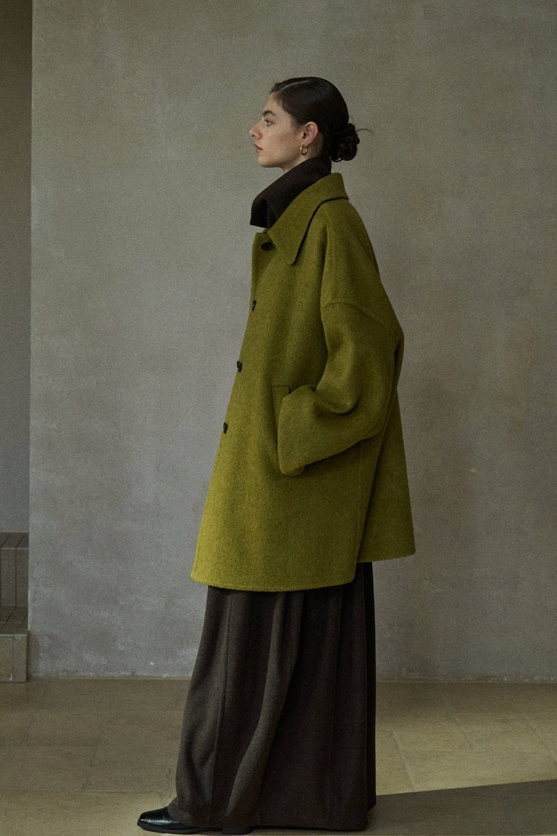 Two-Tone Hidden-Placket Reversible Jacket