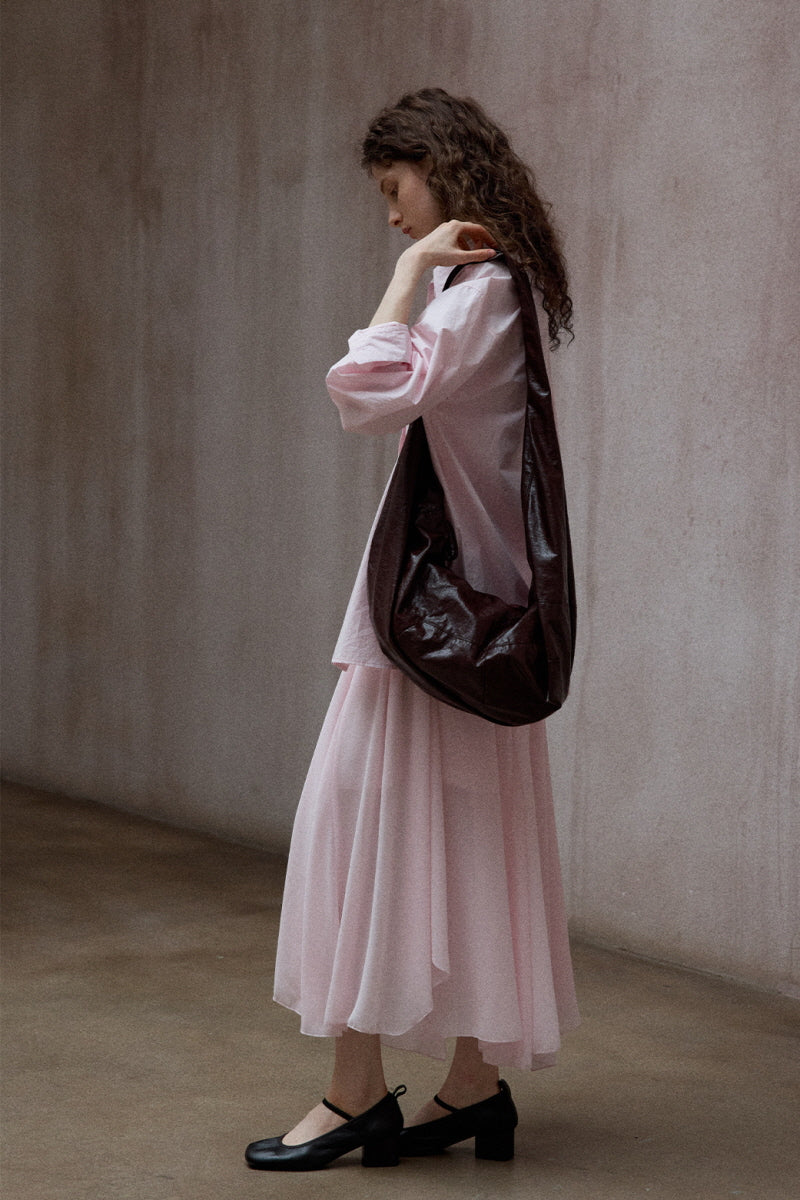 Lazy Lapel Long-Sleeved Shirt
