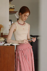 Fungus Edge High Waist A-Line Skirt