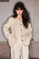 Fringed Cropped Jacket