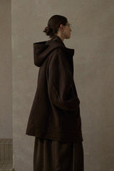 Reversible Hooded Large-Pocket Jacket