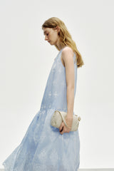 Beaded Halterneck Sleeveless Dress