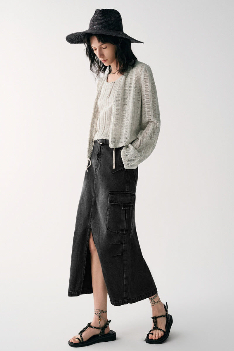 Textured Layered Two-Piece Set