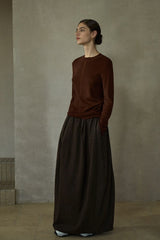 Ribbed Crew-Neck Base Top