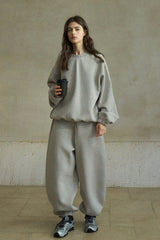 Dropped Shoulder Silhouette Sweatshirt