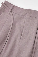 Casual Wide-Leg Straight Trousers