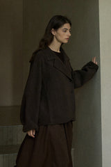 Reversible Cropped Duffle Coat