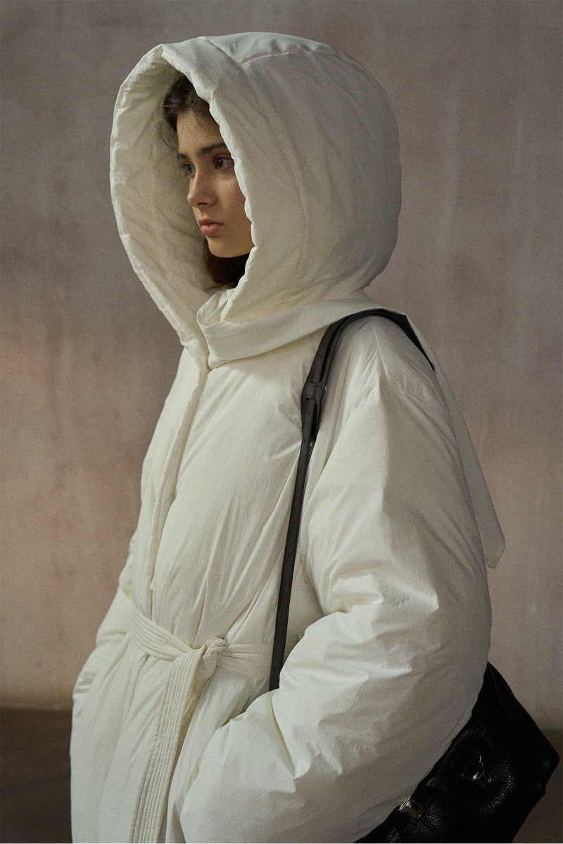 Oversized Hooded Puffer Coat