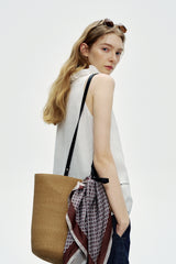 Three-Dimensional Flower Sleeveless Vest Top