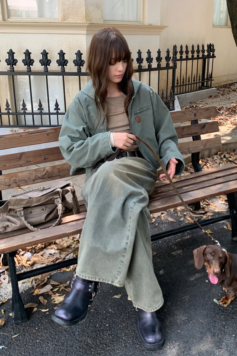 Vintage Wash Workwear Jacket