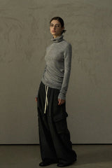 Stacked Turtleneck Knit Top