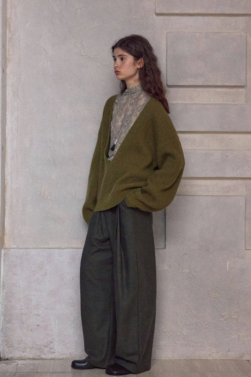 Volumetric Tapered Pants