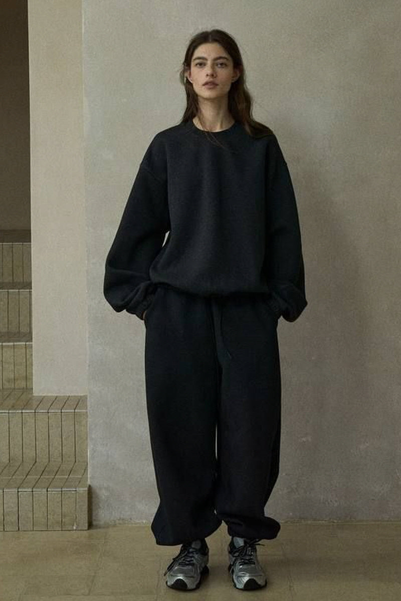 Dropped Shoulder Silhouette Sweatshirt