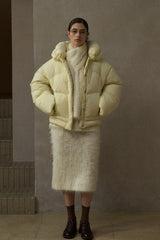 Detachable Bud-Collar Puffer Jacket