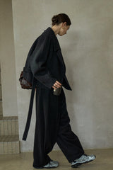 Waist Belted Lapel Duffle Coat