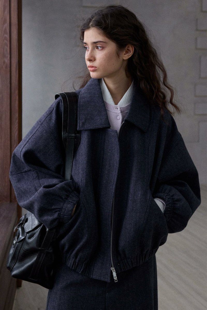 Boxy Bomber Jacket