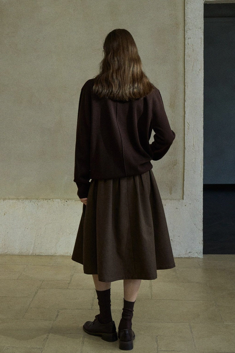 Pleated Puffy Skirt