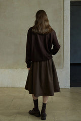 Pleated Puffy Skirt
