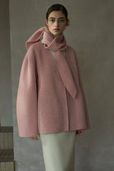 Rabbit Ear Scarf Reversible Jacket