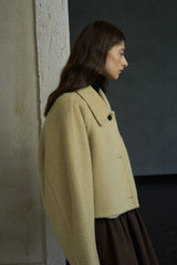 Truncated Lapel Raglan Jacket