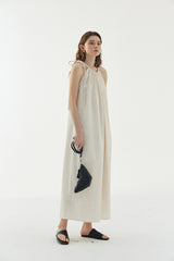 Halterneck A-Line Slip Dress