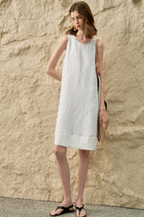 Sleeveless Straight Resort Dress