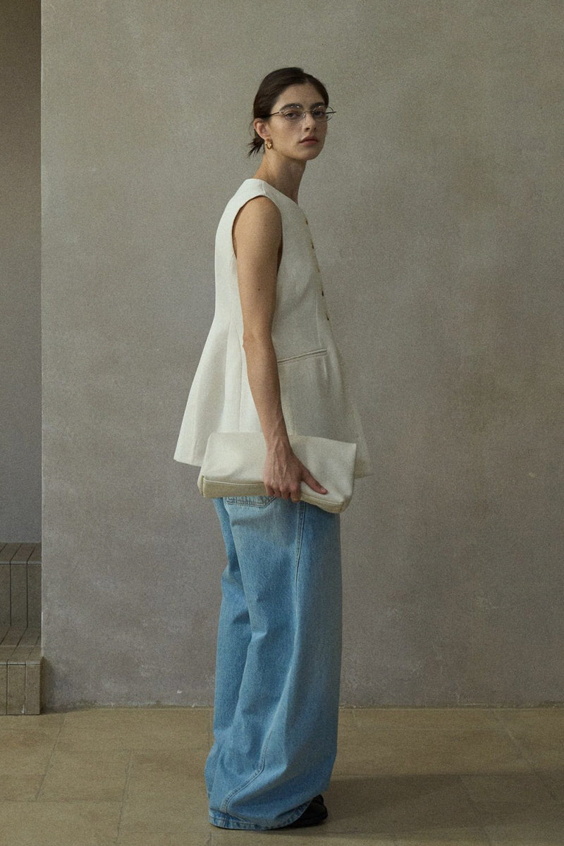 V-Neck Fitted Vest
