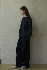 Minimalist Crew Neck Knitted Base Layer