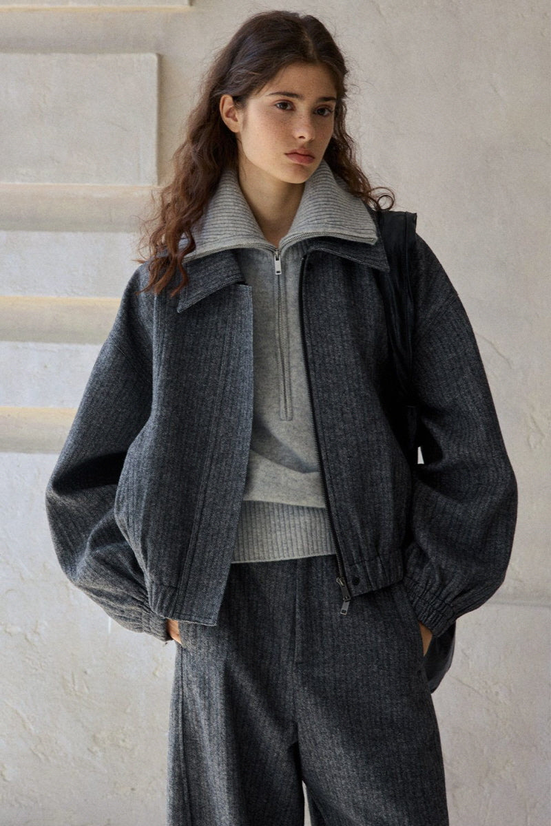 Boxy Bomber Jacket