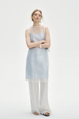 Layered Straight Sleeveless Dress
