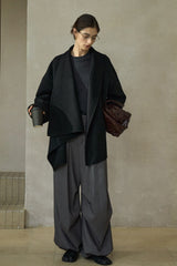 Loose Collar Short Jacket