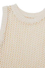 Vintage Mesh Inner Layer Knit Top