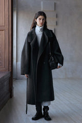 Stand-Up Collar Reversible Tweed Jacket