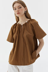 Beaded Raglan Sleeve Top