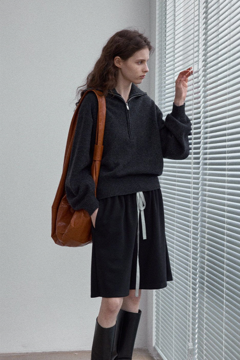 Lapel Sweater Pullover
