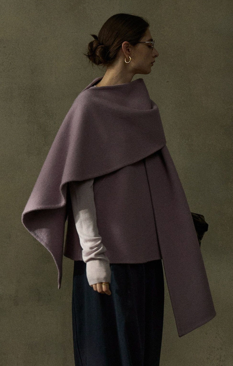 Soft Draped Autumn Scarf