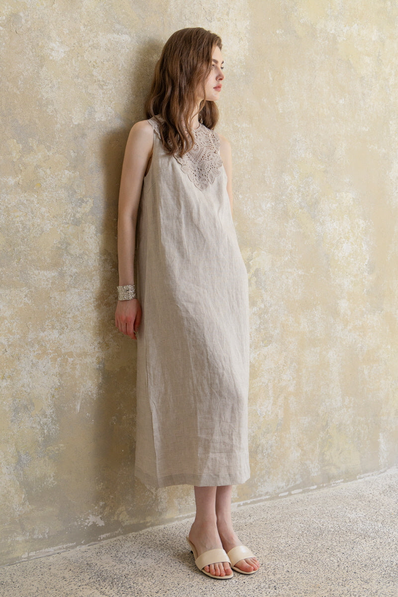 V-Neck Lace Dress