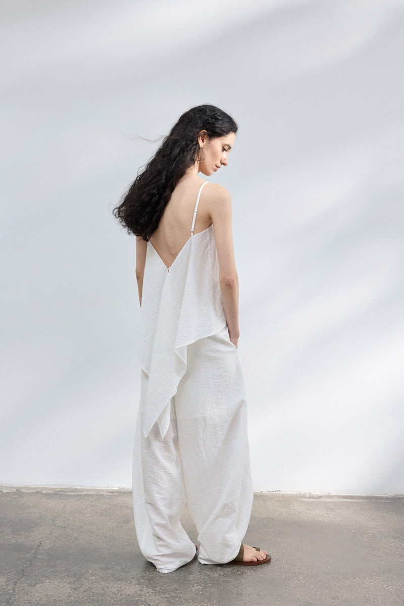 Slit Sleeveless Camisole Vest