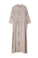 Embroidered Loose Long Dress