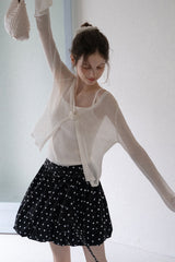 Sweet Temperament Two-Piece Cardigan Set