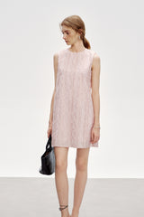 Loose Fit Sleeveless Cut-Out Vest Dress