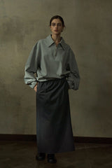 Flower Bud Drawstring Skirt