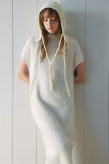 Semi-High Neck Slim Long Seamless Maxi Dress