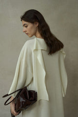 Streamer Mid-Sleeve Knit Dress