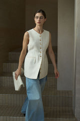 V-Neck Fitted Vest