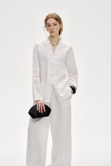 Lazy Wide-Leg Mop Pants