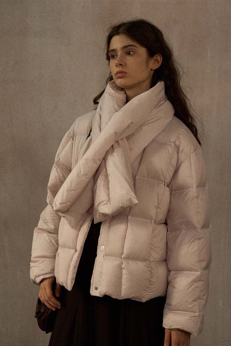 Cozy Seamless Quilted Down Jacket