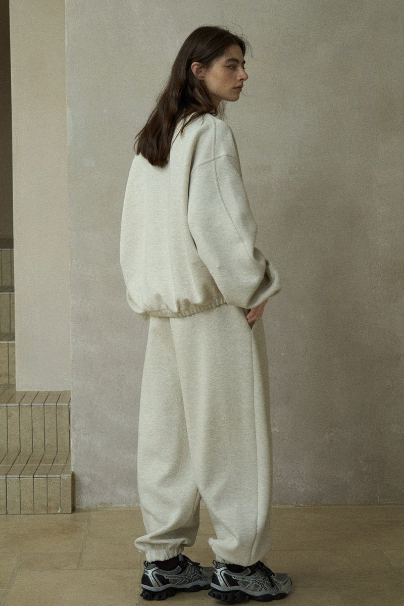 Dropped Shoulder Silhouette Sweatshirt
