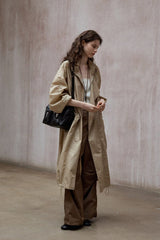 Relaxed Silhouette Trench Coat